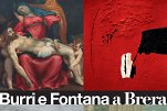 Burri e Fontana a Brera