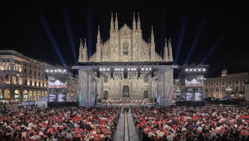 Concerto per Milano,&nbsp;Piazza del Duomo,&nbsp;Milano