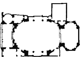 plan of the church of San Giuseppe in Milan
